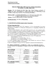 Aperçu du compte rendu du Procès verbal - Conseil municipal du 13 avril 2023