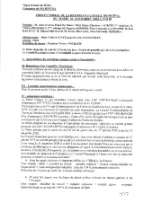 Aperçu du compte rendu du Procès verbal - Conseil municipal du 26 novembre 2024