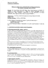 Aperçu du compte rendu du Procès verbal - Conseil municipal du 6 juillet 2023