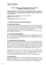 Aperçu du compte rendu du Procès verbal - Conseil municipal du 6 février 2024