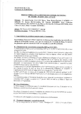 Aperçu du compte rendu du Procès verbal - Conseil municipal du 30 août 2022